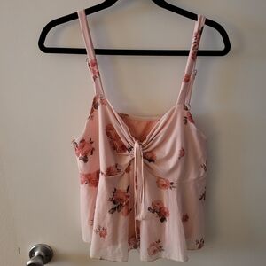 SHEIN Pink Floral Camisole Top